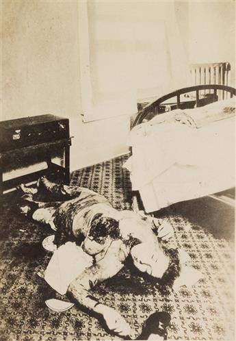 WEEGEE [ARTHUR FELLIG] (1899-1968) (attributed to) A group of 9 crime-scene photographs from the early part of Weegees career, includi